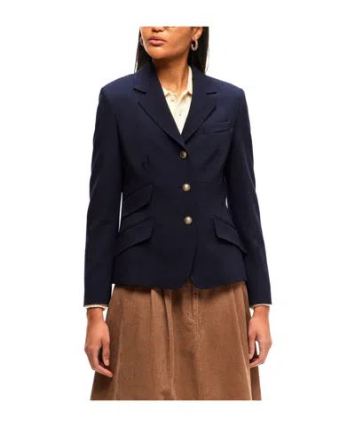 Max Mara Single-breasted Blazer In Multi