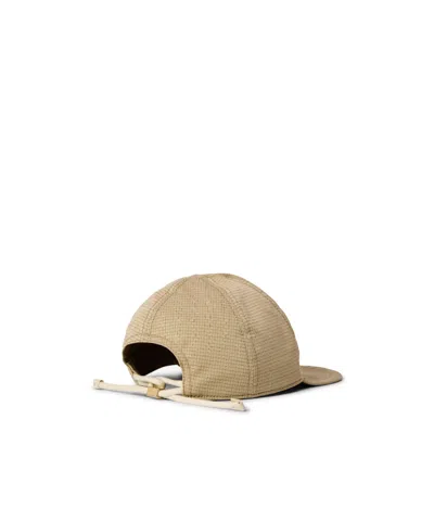 Miu Miu Solid Color Baseball Cap In Nude
