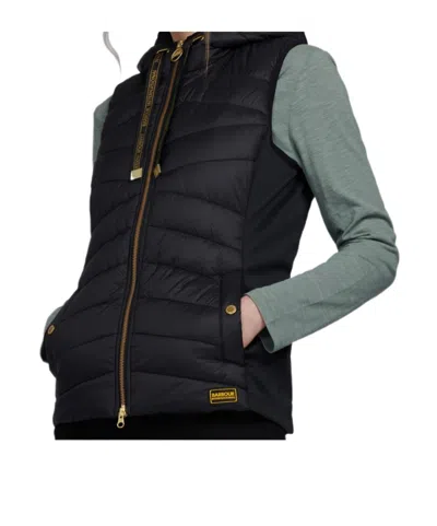 Barbour Grid Gilet In Black