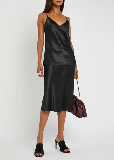 Joseph Silk Top In Black