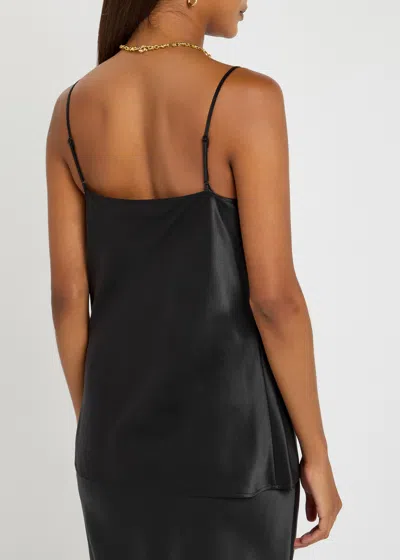 Joseph Silk Top In Black