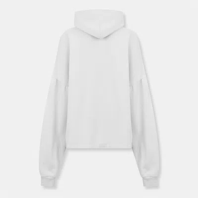 Balenciaga Oversized Mini Sweatshirt In Gray