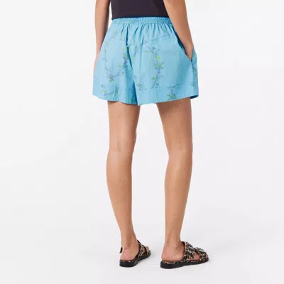 Ganni Shorts In Blue