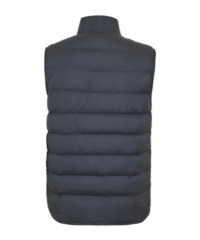 Moncler Treompan Black Padded Gilet In Polyester In Multi