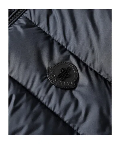 Moncler Treompan Black Padded Gilet In Polyester In Multi