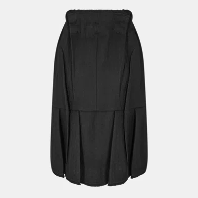 Prada Midi Skirt In Black