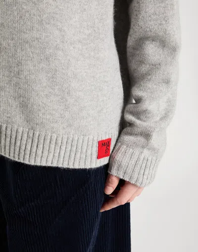 Maxco. Ribbed Crew Neck Sweater In Multi