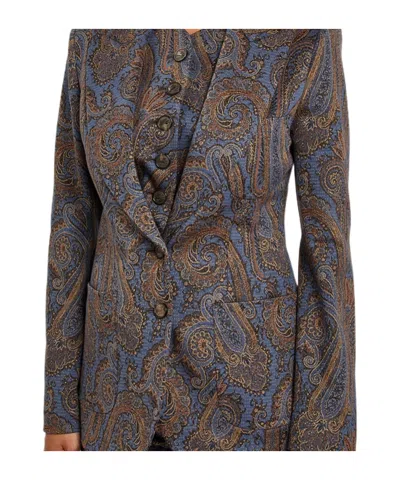 Etro Versatile Luxe Fitted Blazer In Black