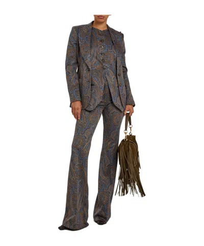 Etro Versatile Luxe Fitted Blazer In Black