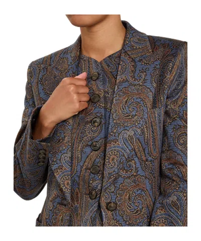 Etro Versatile Luxe Fitted Blazer In Black