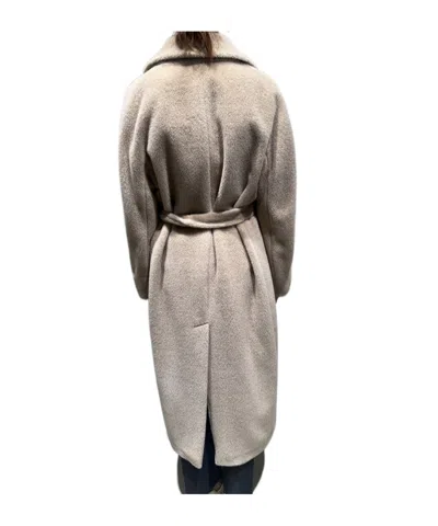 Max Mara Long-sleeved Coat In Neutral
