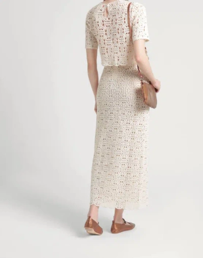 Maxco. Maxi Skirts In White