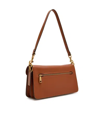 Coach Leather Shoulder Bag In Blue