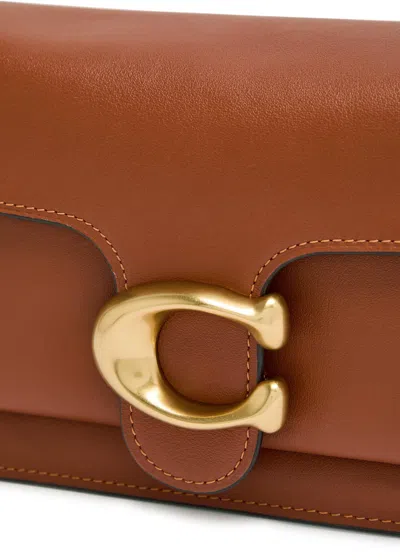 Coach Leather Shoulder Bag In Blue