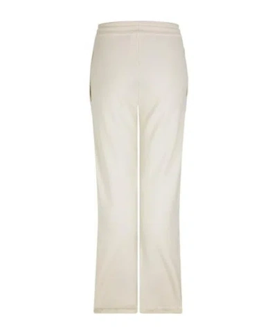 Versace Drawstring Casual Pants In White