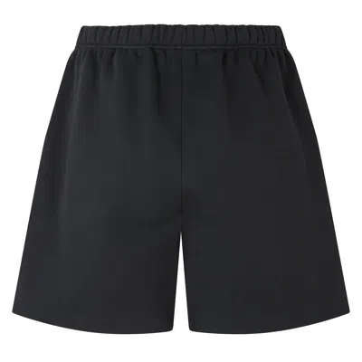 Essentials Logo Drawstring Shorts In Black