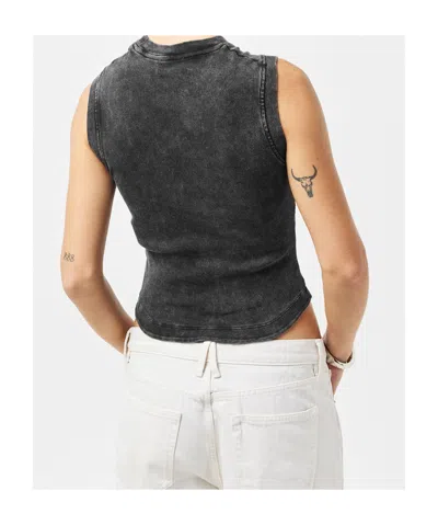 Off-white Fitted Tank Top In Black