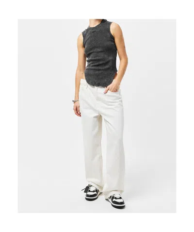 Off-white Fitted Tank Top In Black