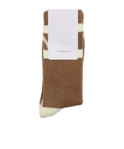 Varley Spencer Logo Terry Socks In Multi