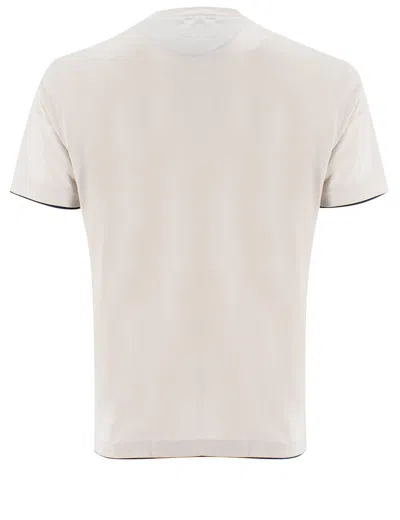 Eleventy Logo-print T-shirt In Pink