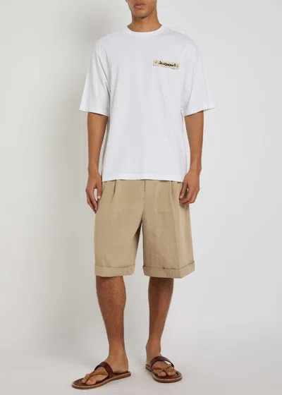 Jacquemus Le T-shirt Plage Cotton-blend T-shirt In Multi