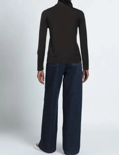 Tory Burch Simone Wool And Silk Cardigan In Orange