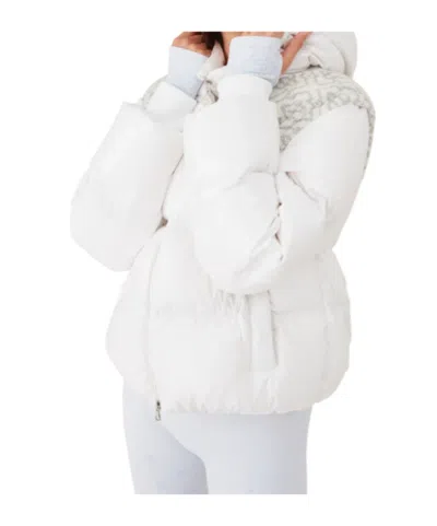 Casablanca Ski Ripstop Down Puffer Jacket In White