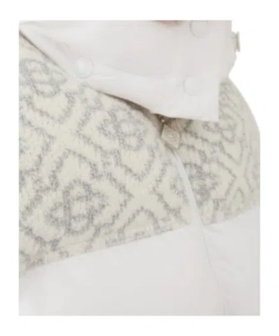Casablanca Ski Ripstop Down Puffer Jacket In White