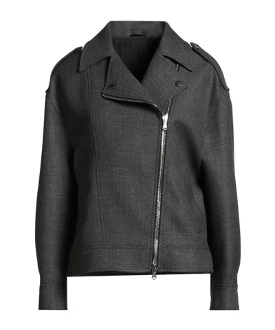Brunello Cucinelli Plain Colour Jacket In Gray