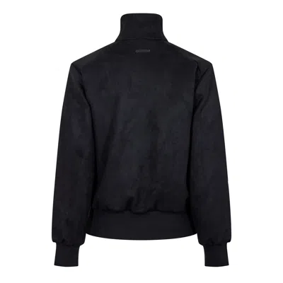 Essentials Casual Zip-up Jacket In Black
