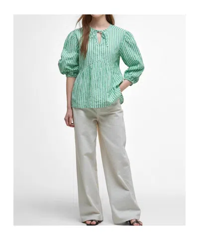 Barbour Lace-up Cardigan In Multi