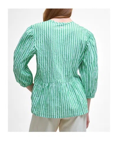 Barbour Lace-up Cardigan In Multi