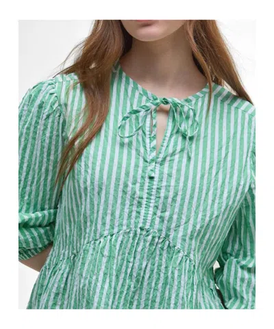 Barbour Lace-up Cardigan In Multi