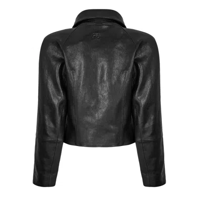 Magda Butrym Leather 04 Jacket In Black