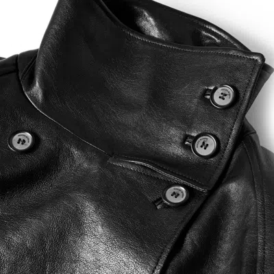 Magda Butrym Leather 04 Jacket In Black
