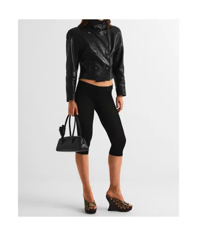 Magda Butrym Leather 04 Jacket In Black