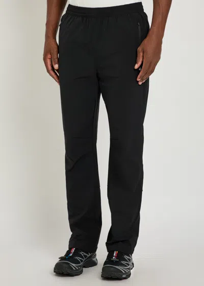 Represent Stretch-nylon Track Pants In Black