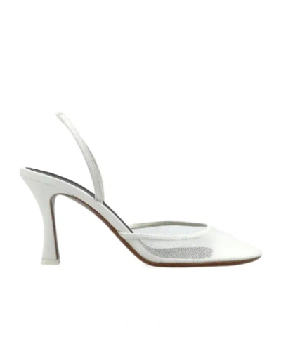 Neous Slingback Pumps In White