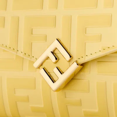Fendi Chain Wallet In Nude