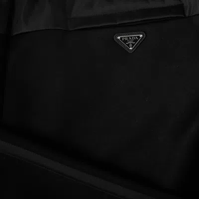 Prada Technical Straight Pants In Black