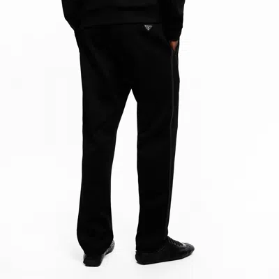Prada Technical Straight Pants In Black