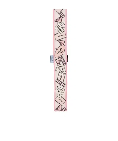 Prada Printed Long Scarf In Multi