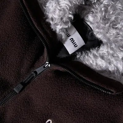 Miu Miu Solid Color Jackets In Multi