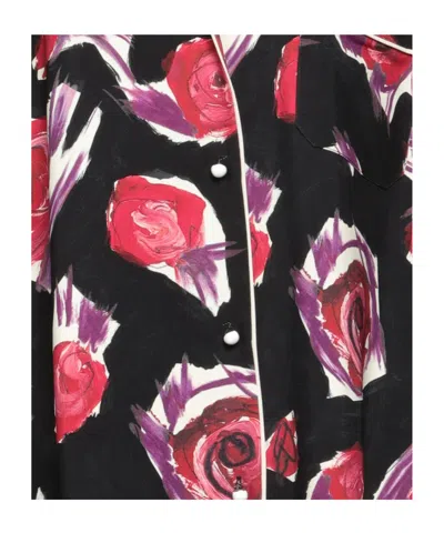 Marni Printed Shirt In Black