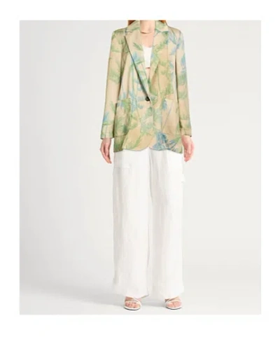 Maxco. Single-breasted Suit Jacket In Nude