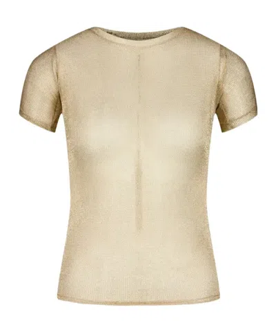 Ottolinger Knitted T-shirt In Brown
