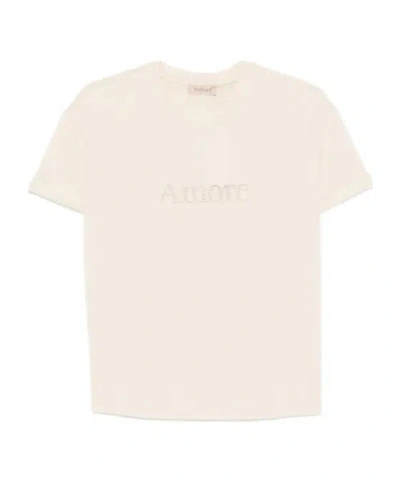 Twinset Twin-set Orange Cotton T-shirt In Neutral