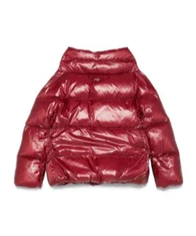 Herno Quilted Jacket In Burgundy