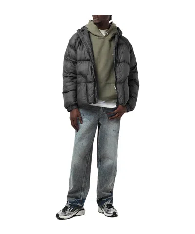 Represent Solid Color Down Jacket In Gray