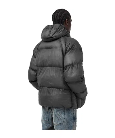 Represent Solid Color Down Jacket In Gray